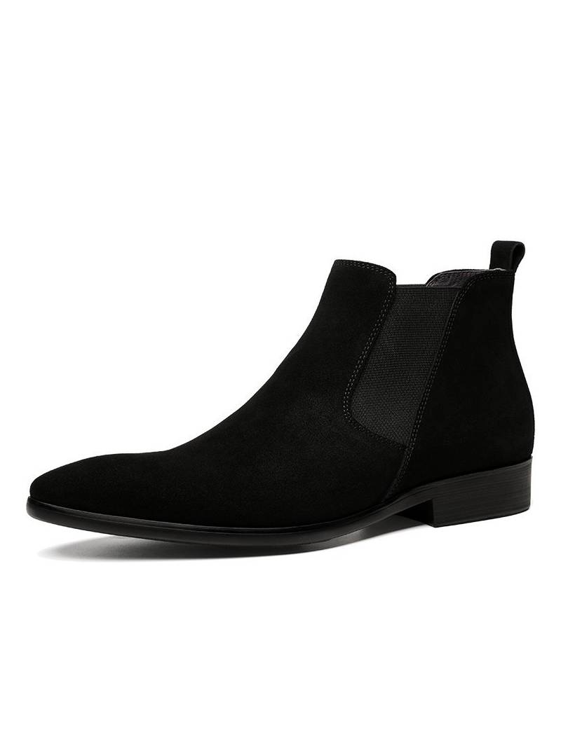 Men's Chelsea boots in genuine suede "Francesco"