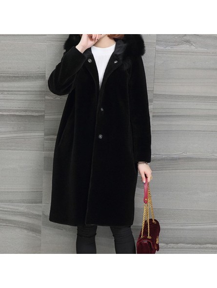 manteau femme noir avec capuche