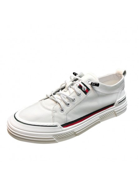 white sneakers with green and red stripe