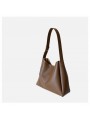 Santana Tote bag in soft leather Color Brown